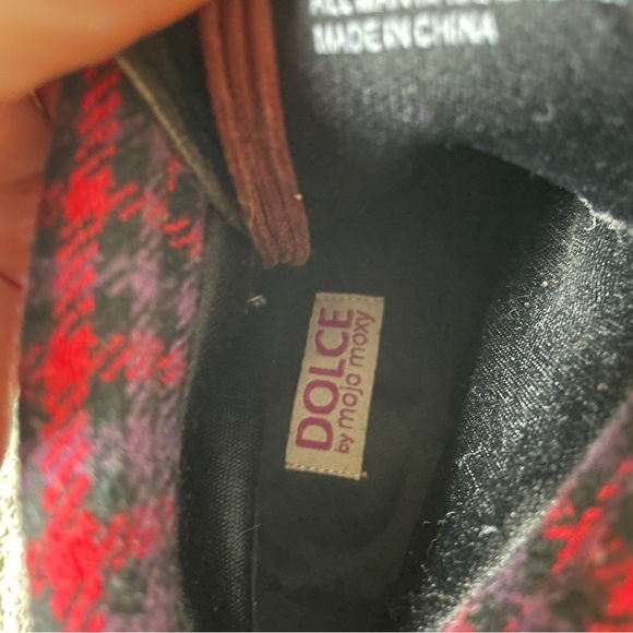 Dolce by Mojo Moxy WitchyFaux leather Red-burgundy‎ ankle boot Whimsigoth Size 8 - Picture 8 of 12